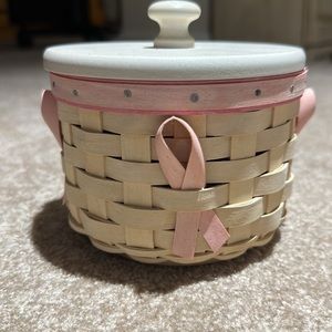 Longaberger Horizon of Hope 2006 with ribbon and charm.